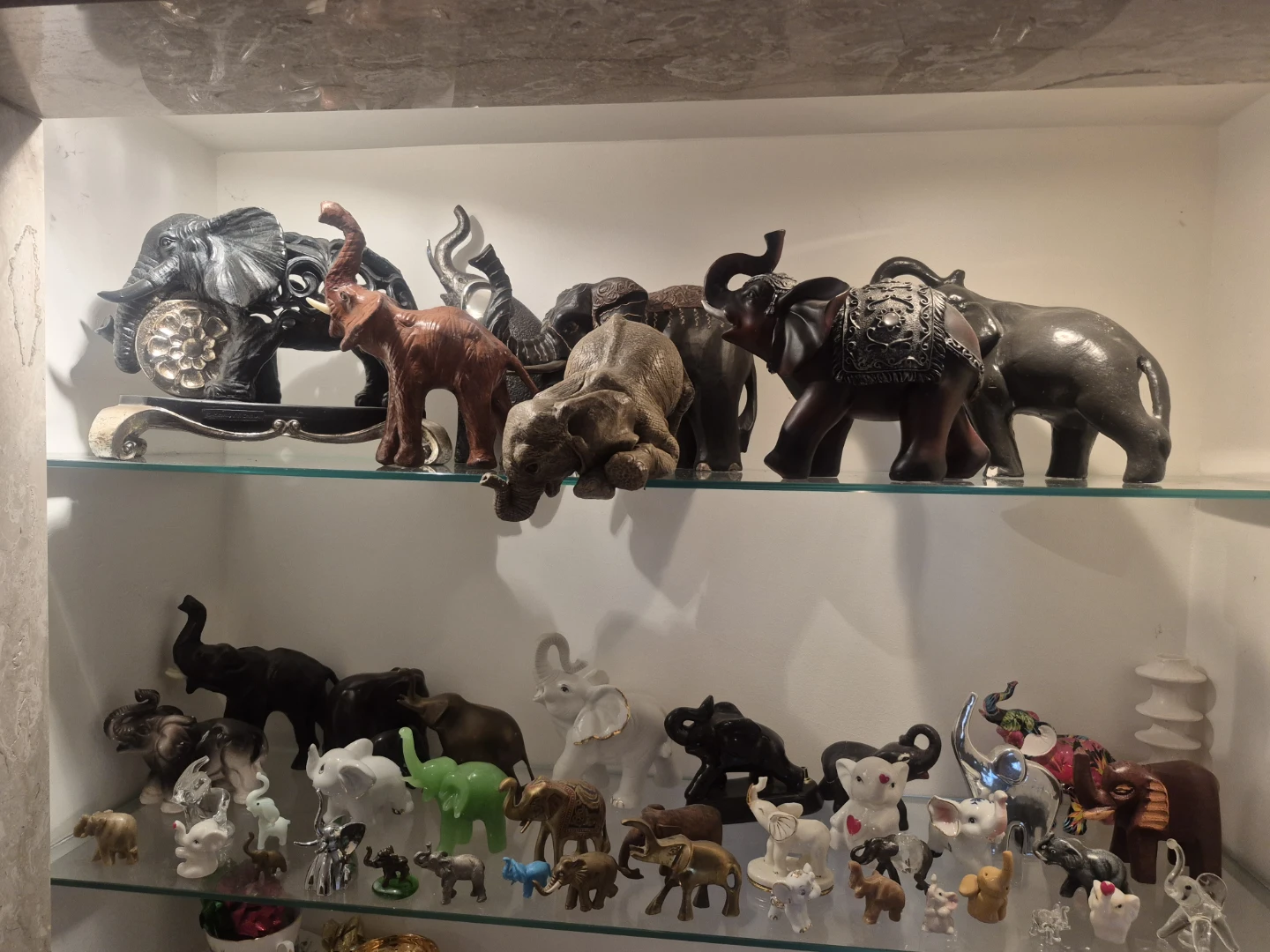 Assorted Elephant Figurines Collection