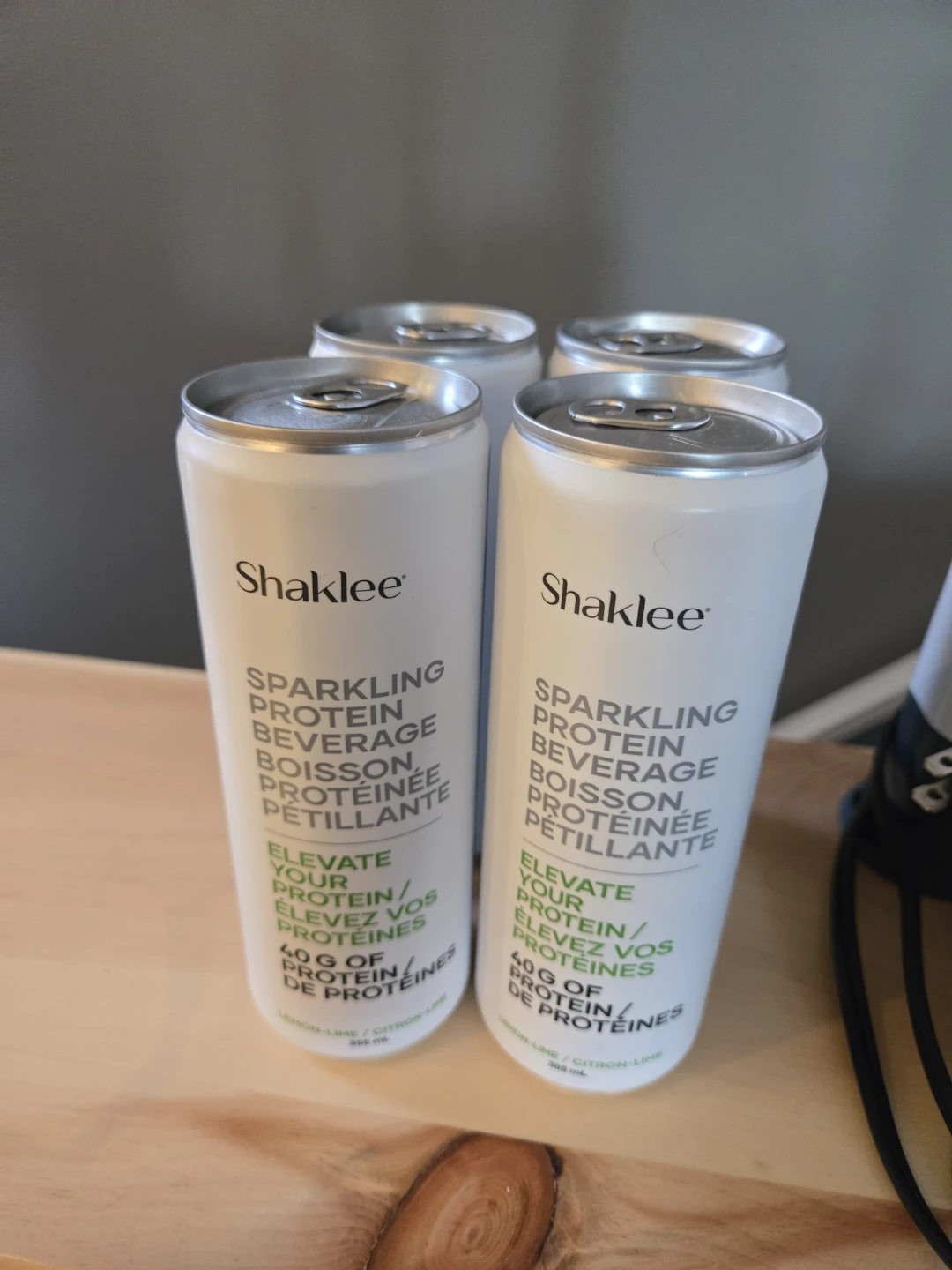Shaklee Sparkling Protein Beverage - Lemon Lime (4 Pack)