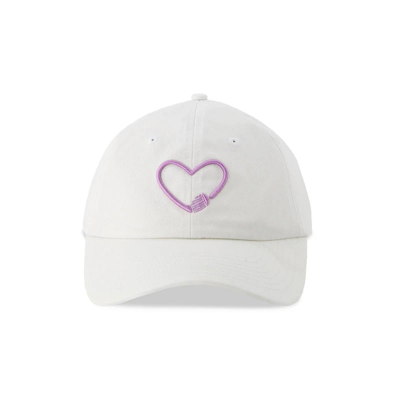 Adidas White Golf Cap with Heart Logo - photo 4