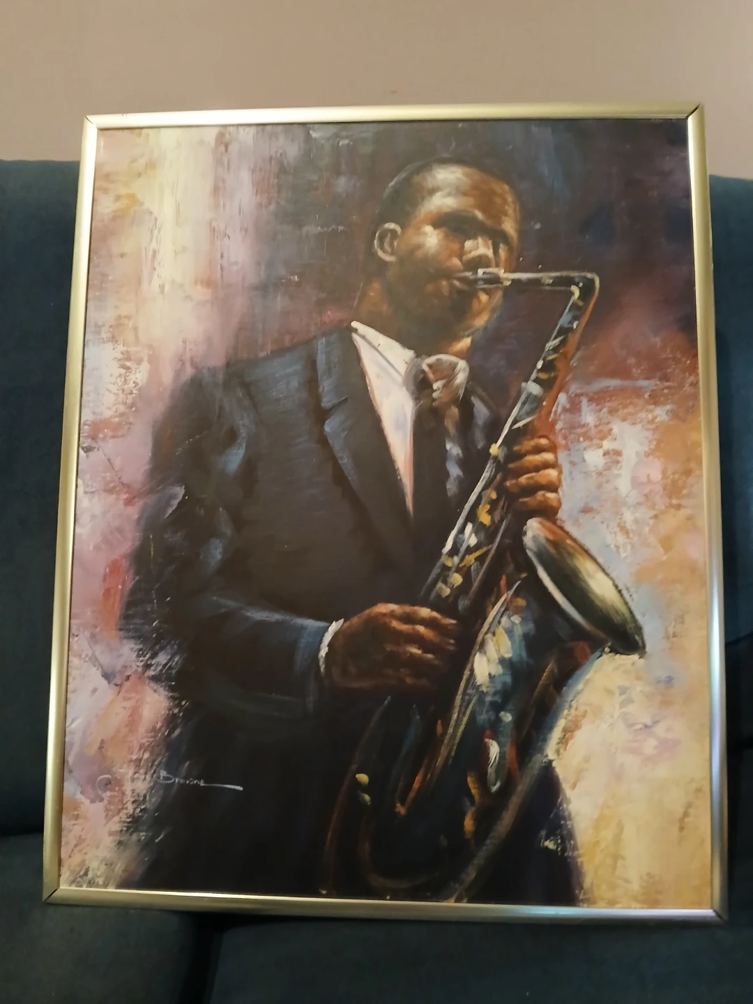 " The Man On His Saxophone "