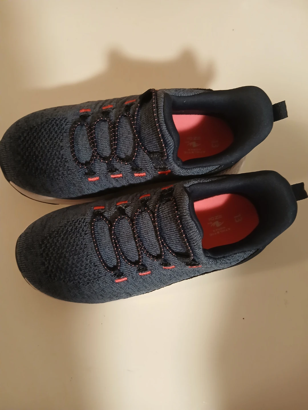 Athletic Works Blue Knit Sneakers - Size 13 - photo 5