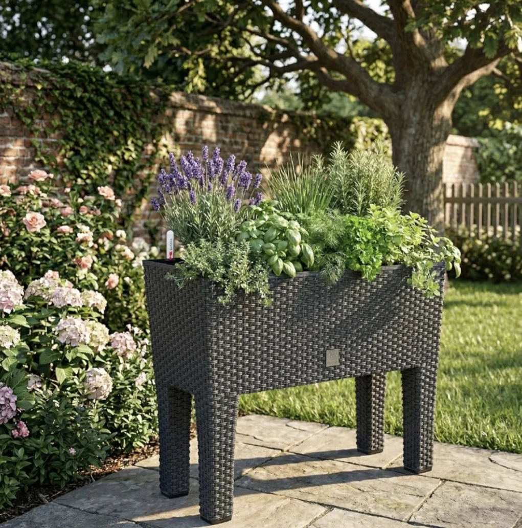 New raised Planter Box with Self-Watering System