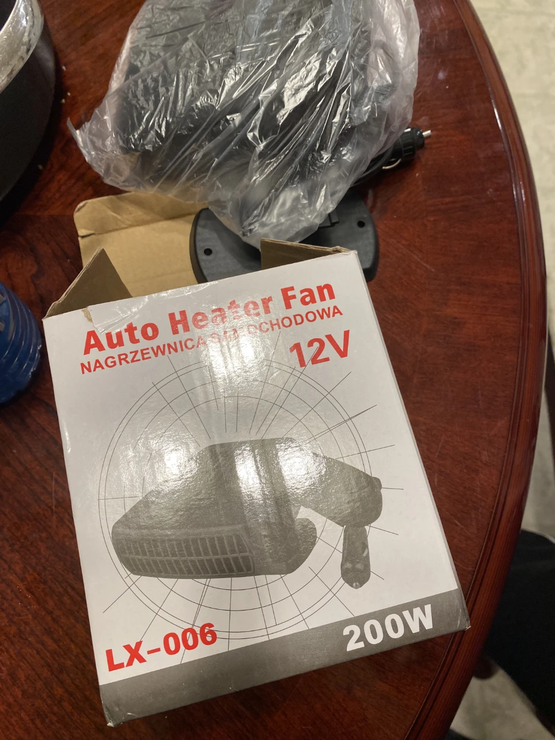 Auto Heater Fan LX-006 12V 200W - photo 2