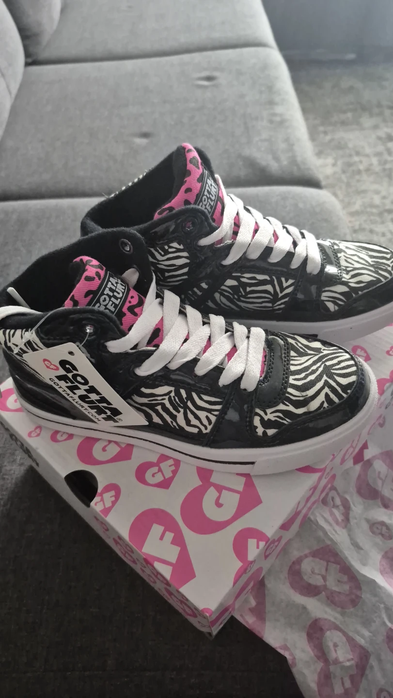 Gotta Flurt Zebra Print High Top Sneakers - photo 2