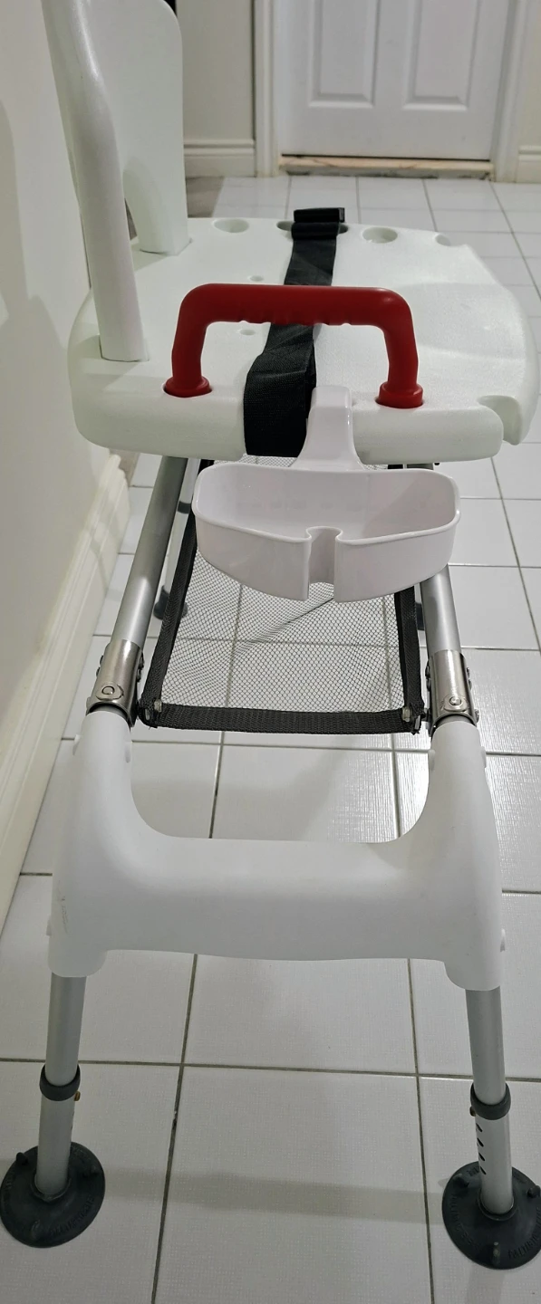 Shower Transfer Bench with Backrest - photo 3