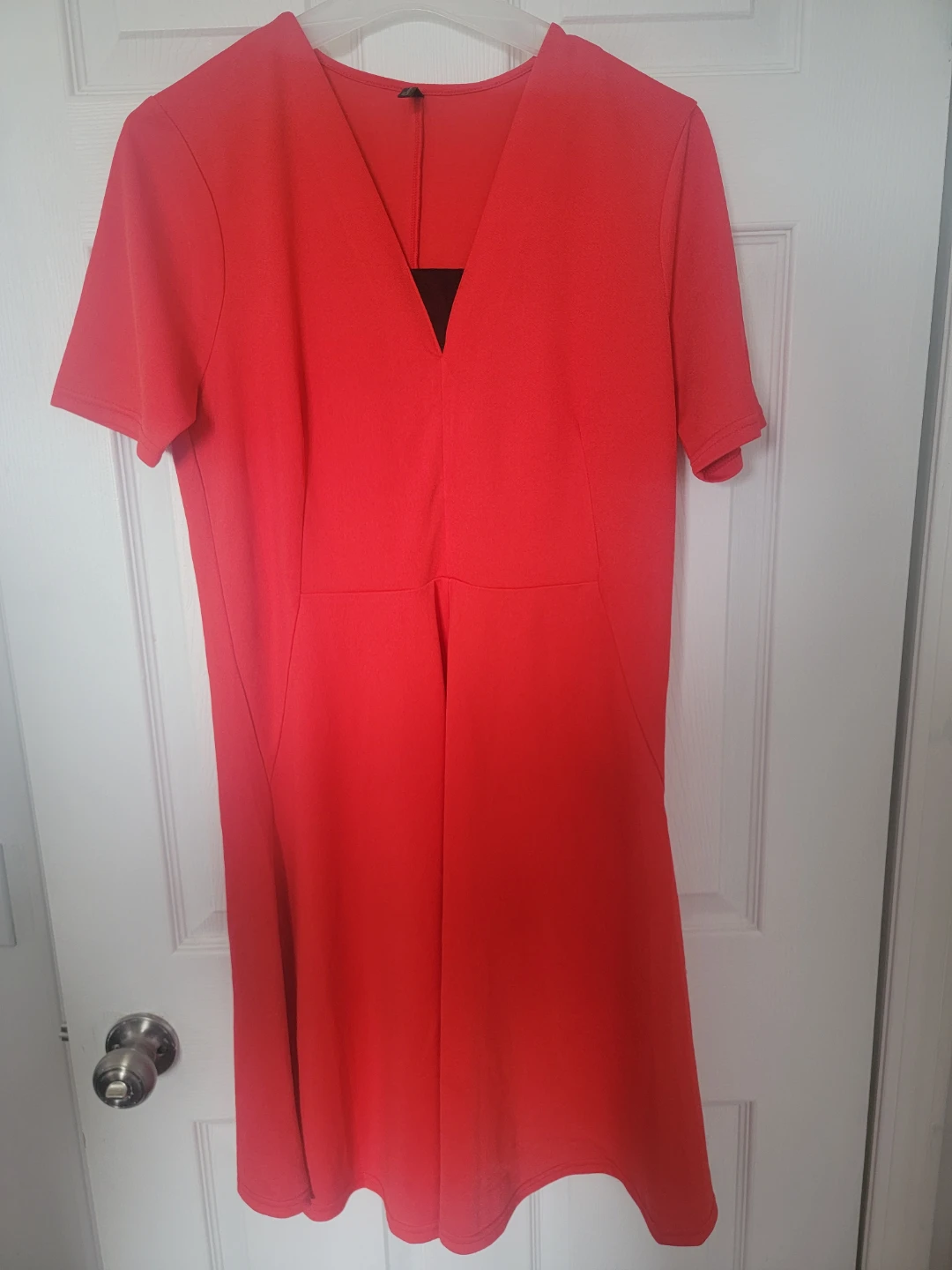 BENETTON Dress - Bright Coral freesize