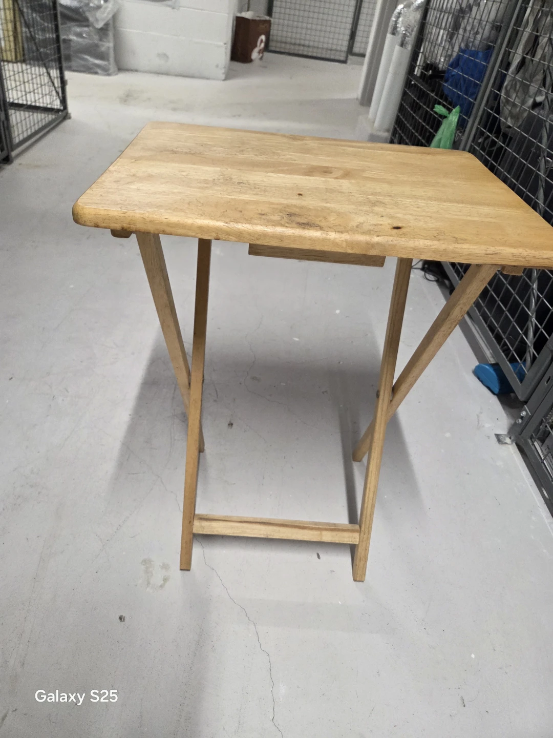 Wooden Folding TV Tray Table