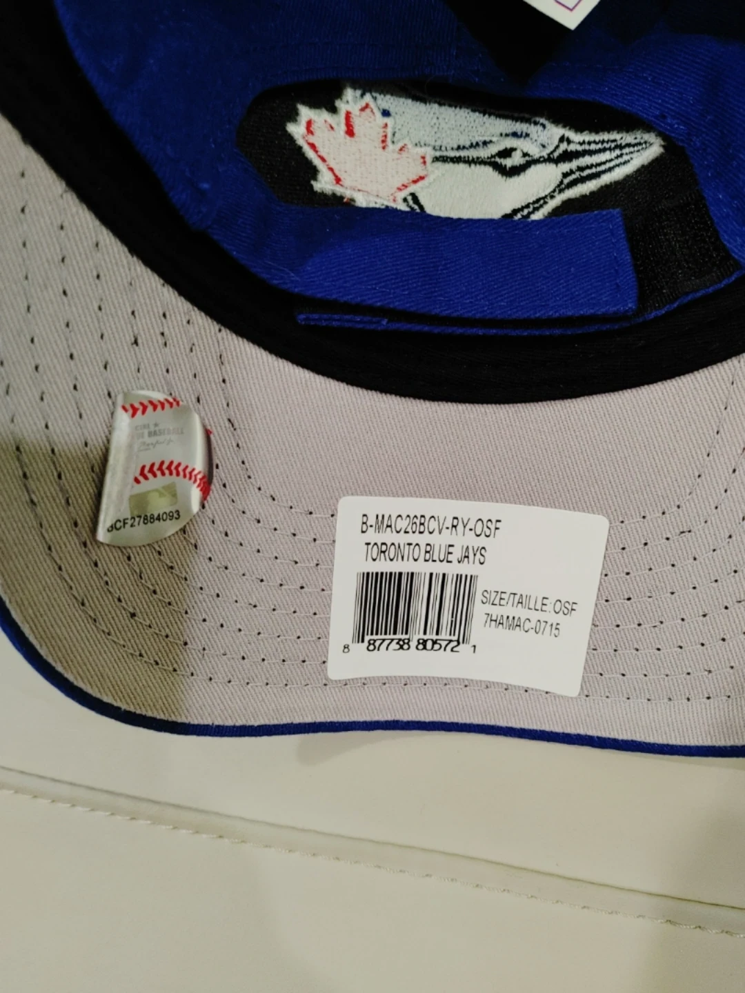 🧡BRAND NEW AUTHENTIC TORONTO BLUE JAYS CAP ONE SIZE - photo 4