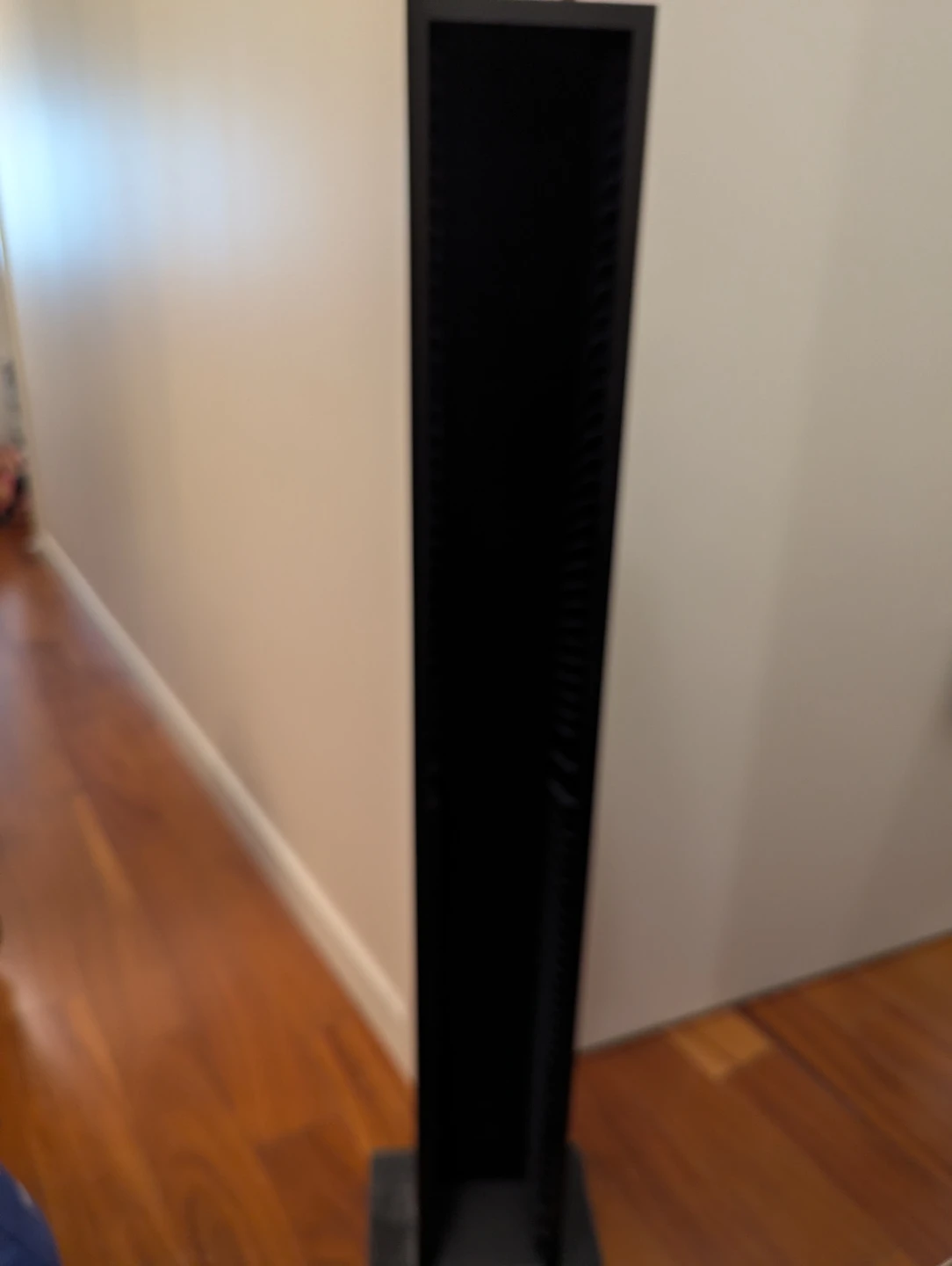Black tall CD tower storage rack - photo 2