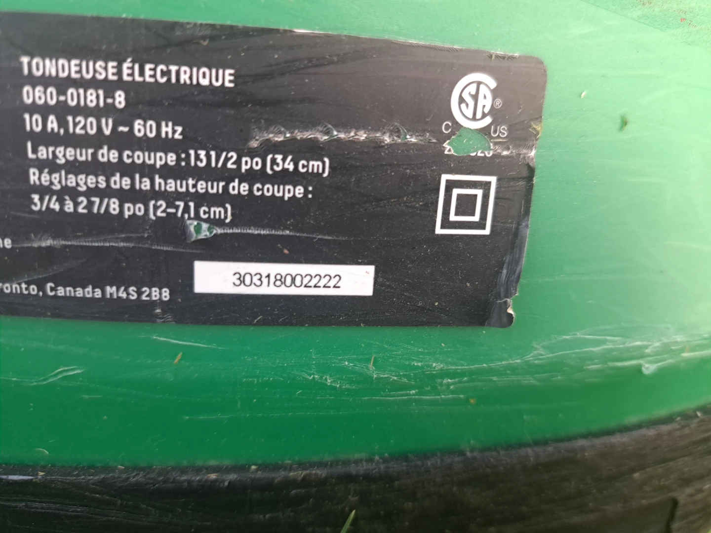 Certified Electric Lawn Mower - photo 4