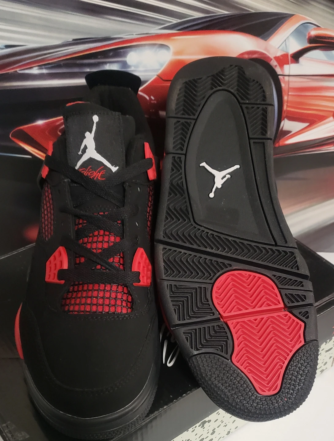 Brand new Jordan 4 Red Black - photo 5