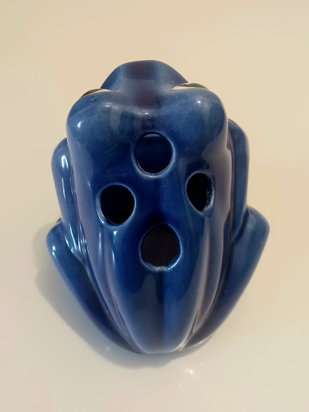 Unique Signed & Dated Hand Crafted Ceramic Frog - photo 3
