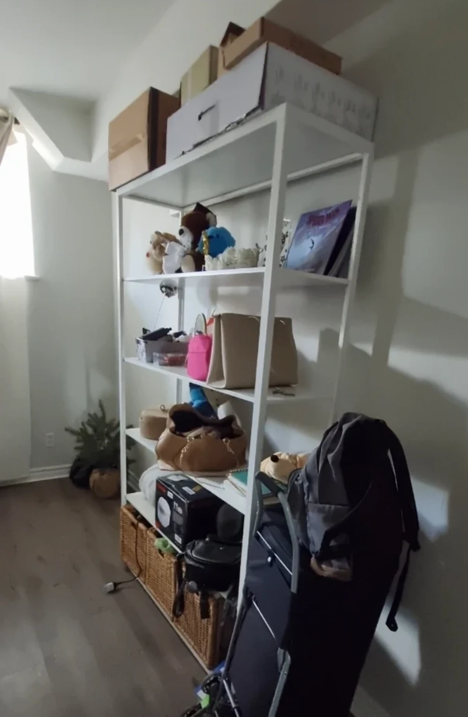 Ikea White storage Shelf
