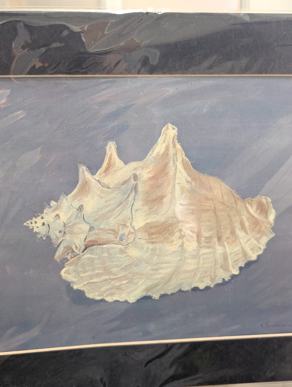 Sea Shell Print with Mat - photo 3