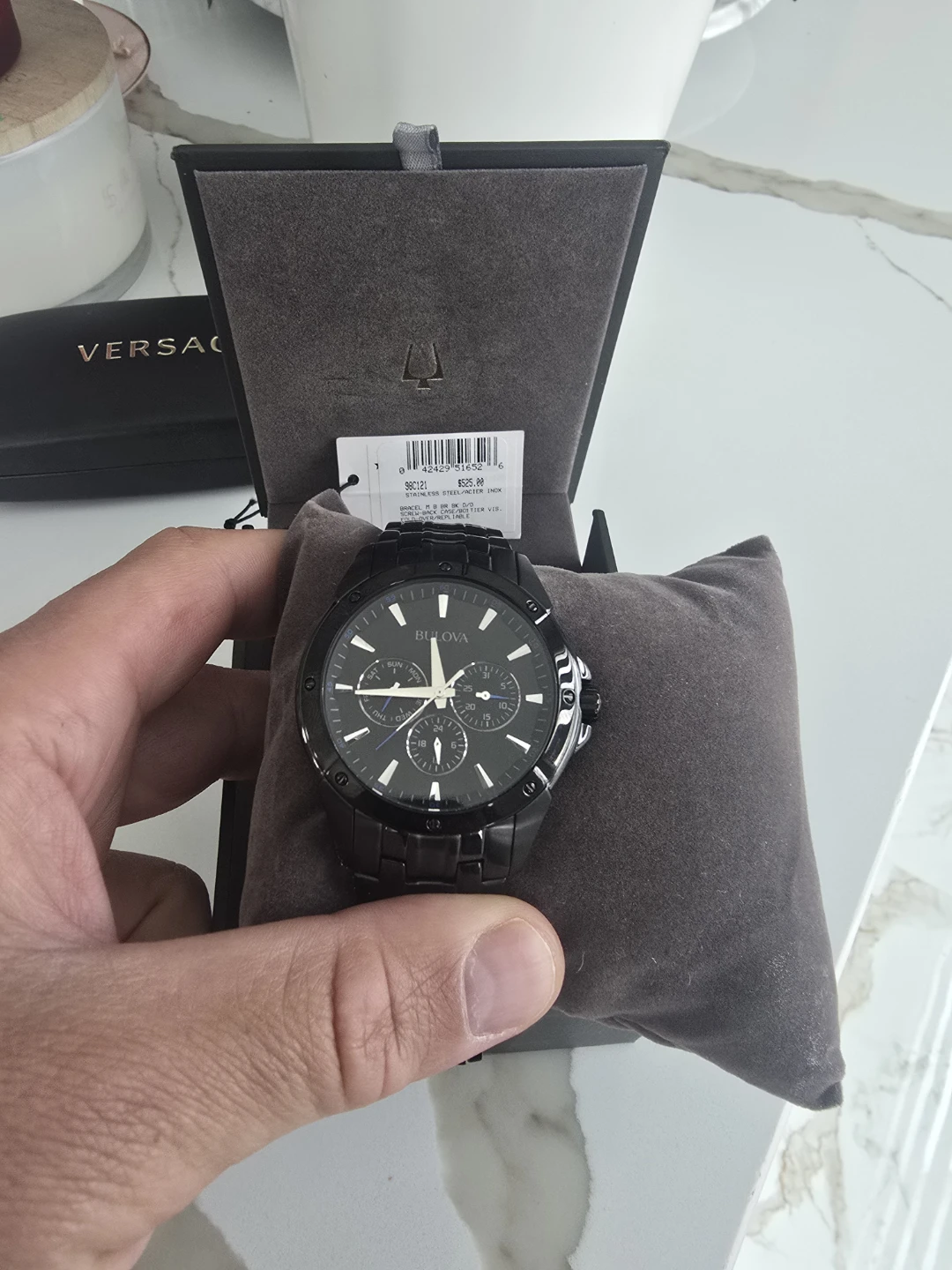 Bulova Men's Black Chronograph Watch - photo 2