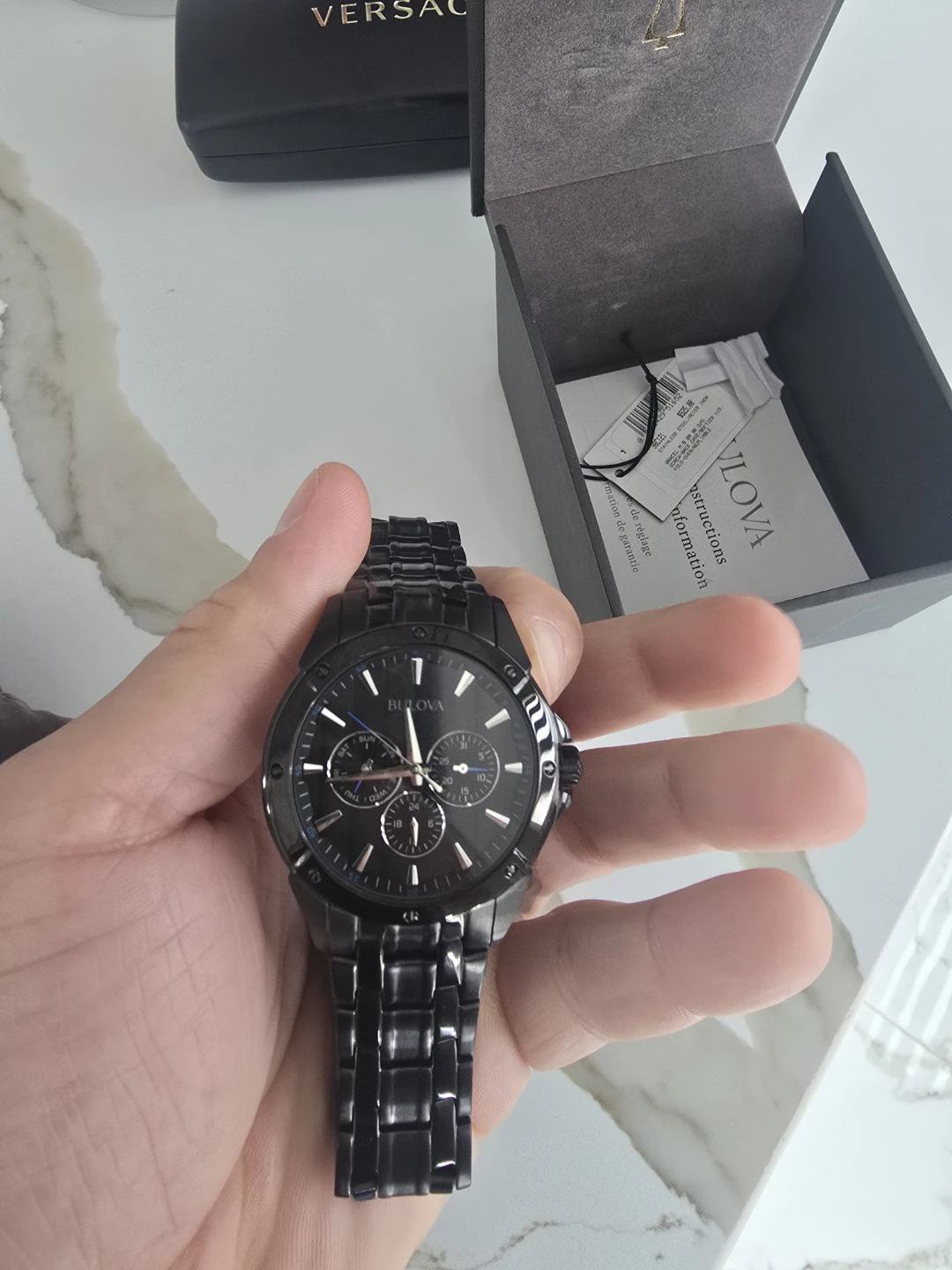 Bulova Men's Black Chronograph Watch - photo 5