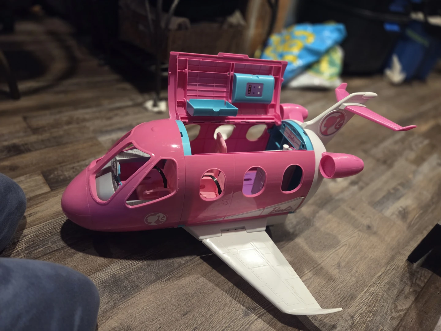 Barbie Pink Toy Airplane Playset