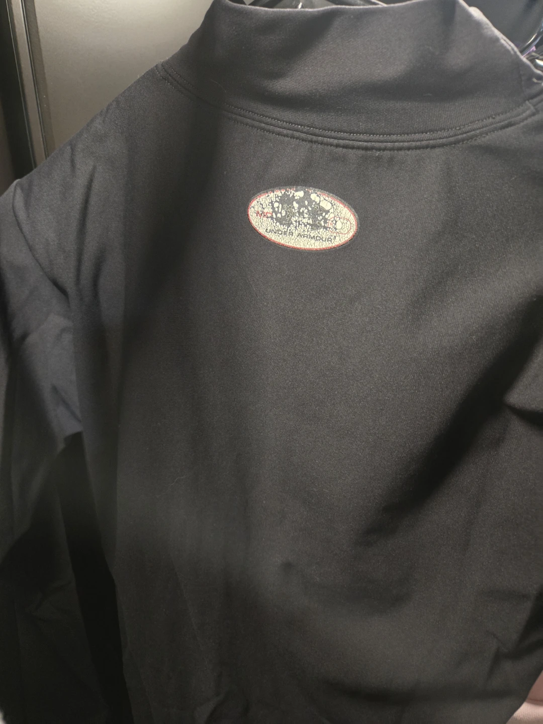 Under Armour Black Mock Neck Long Sleeve Shirt - photo 3