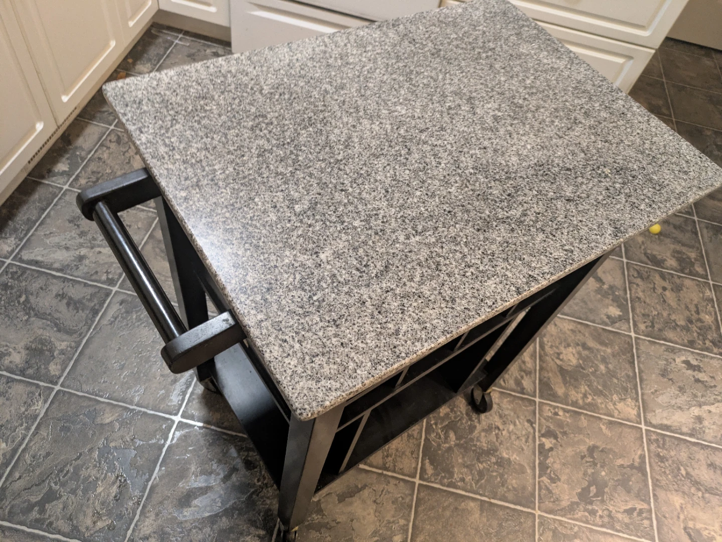 Kitchen Island Cart with Granite Top