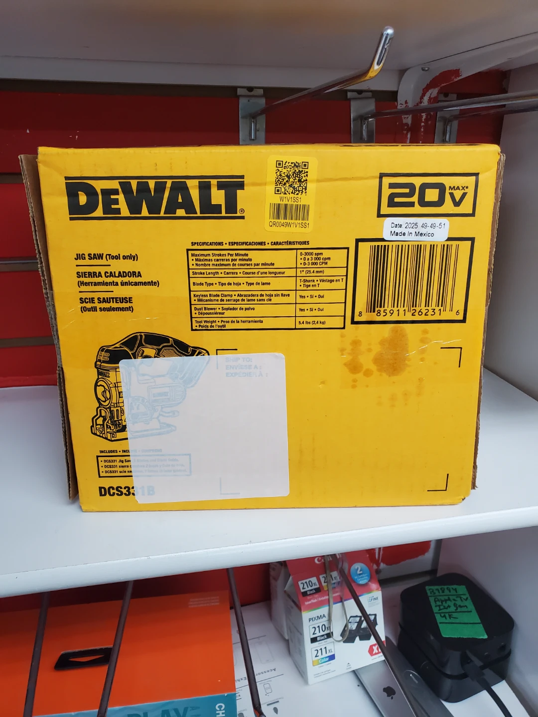 DEWALT 20V MAX Lithium-Ion Cordless Jig Saw (Tool Only) - photo 2