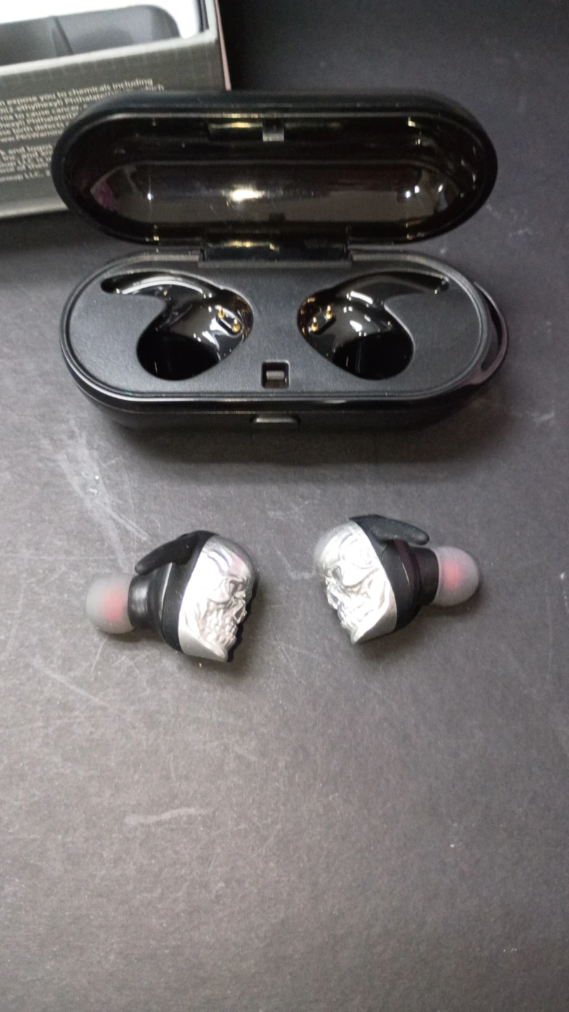 Skull Design Wireless Earbuds with Charging Case