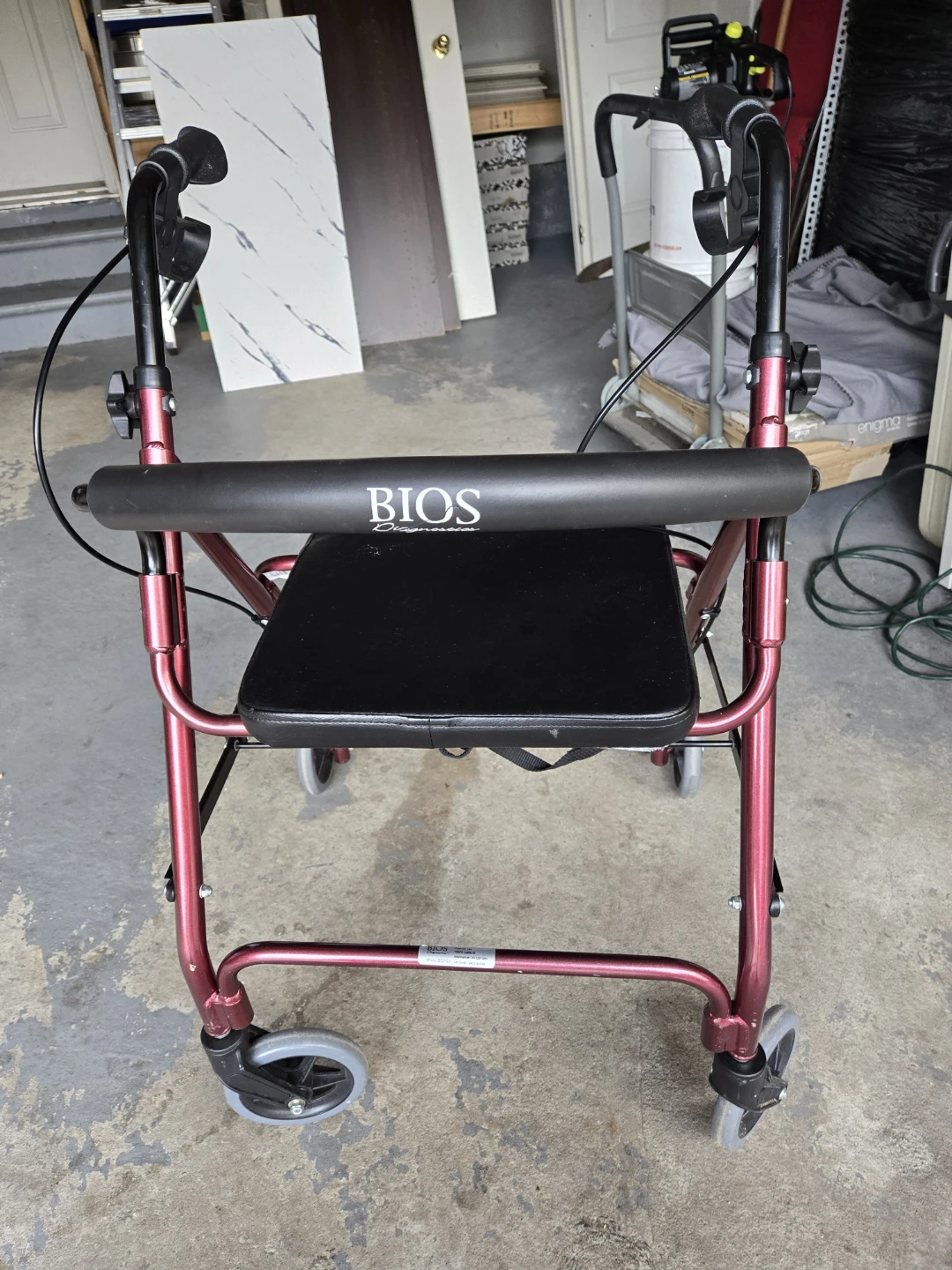 BIOS Medical Red Walker with Seat - photo 2