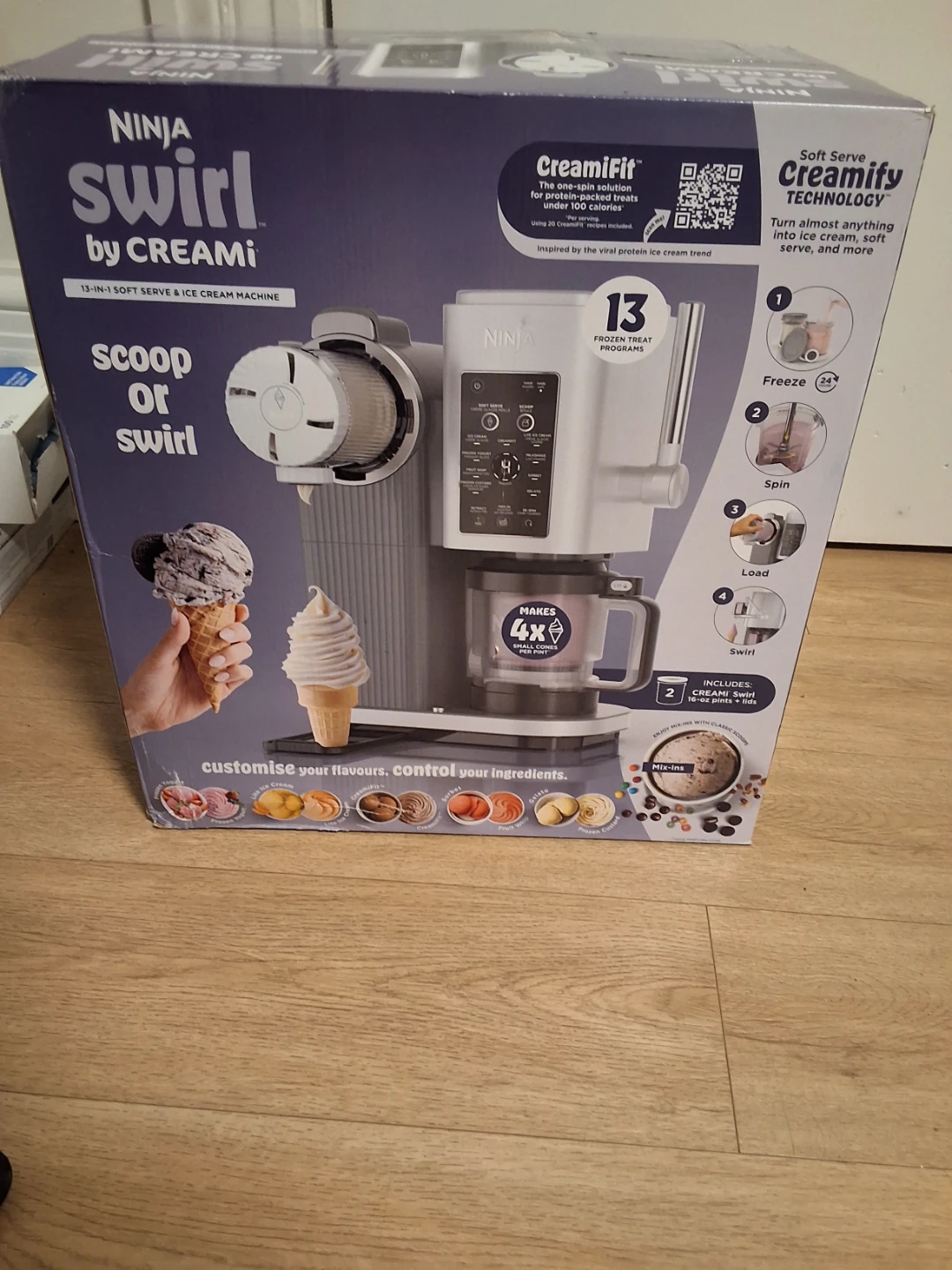 Ninja Swirl by Creami 13-in-1 Soft Serve & Ice Cream Machine