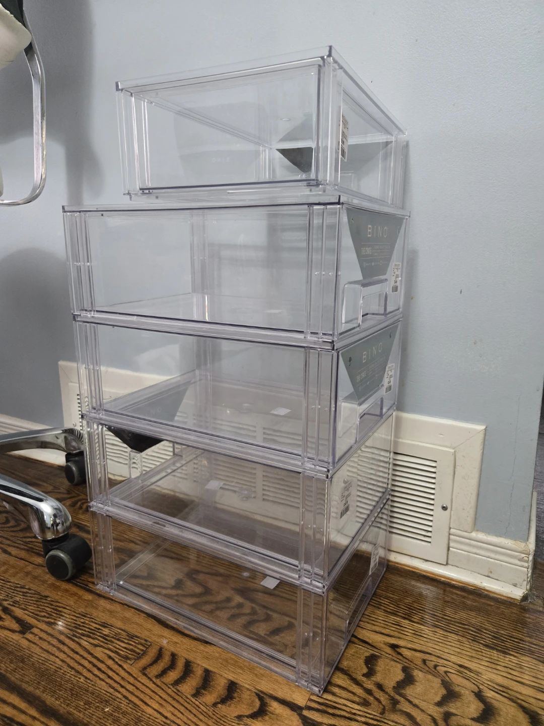 BINO Stackable Pull-Out Storage Bins - photo 2