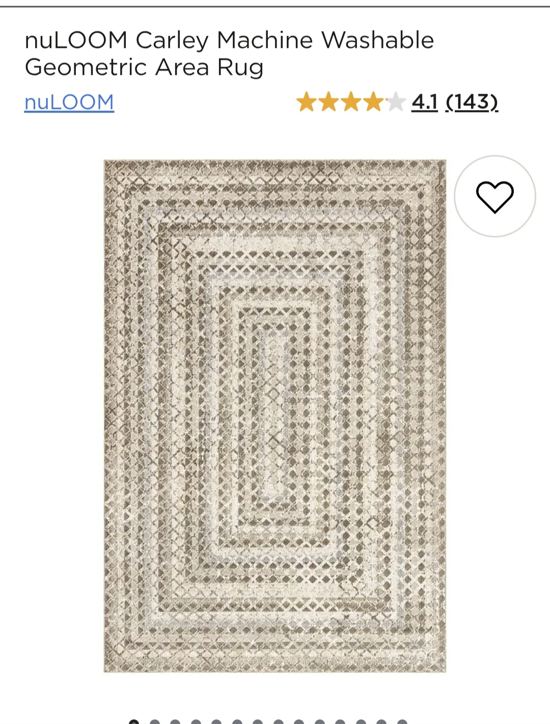 nuLOOM Carley Geometric Area Rug