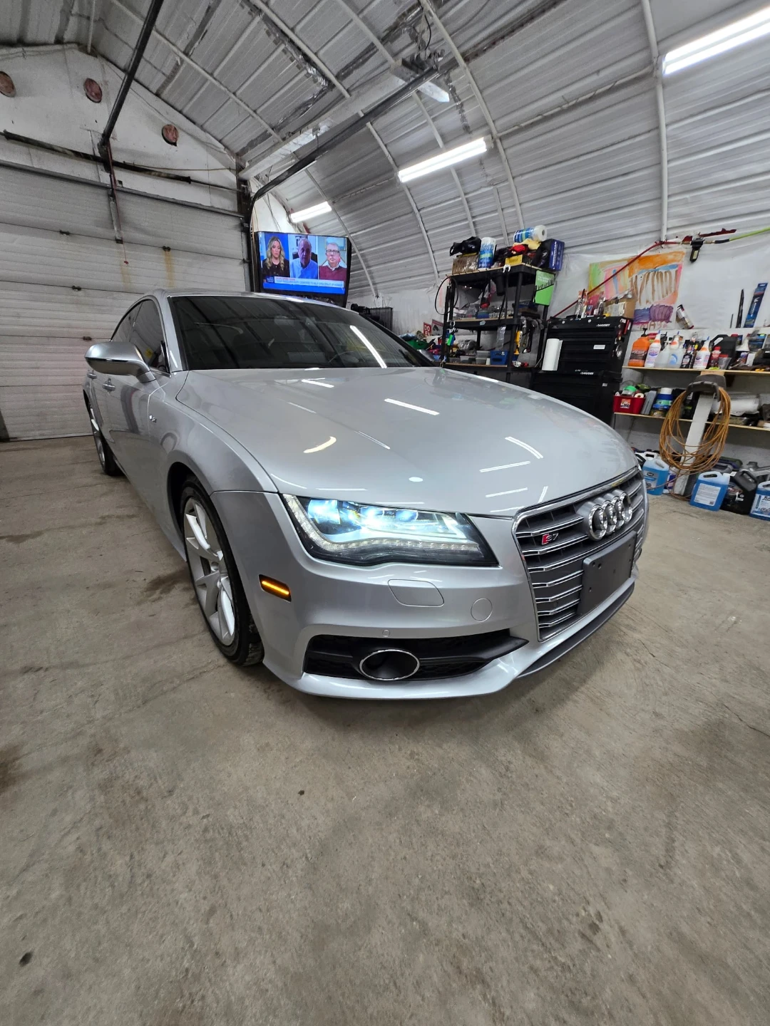 Silver Audi S7 Premium