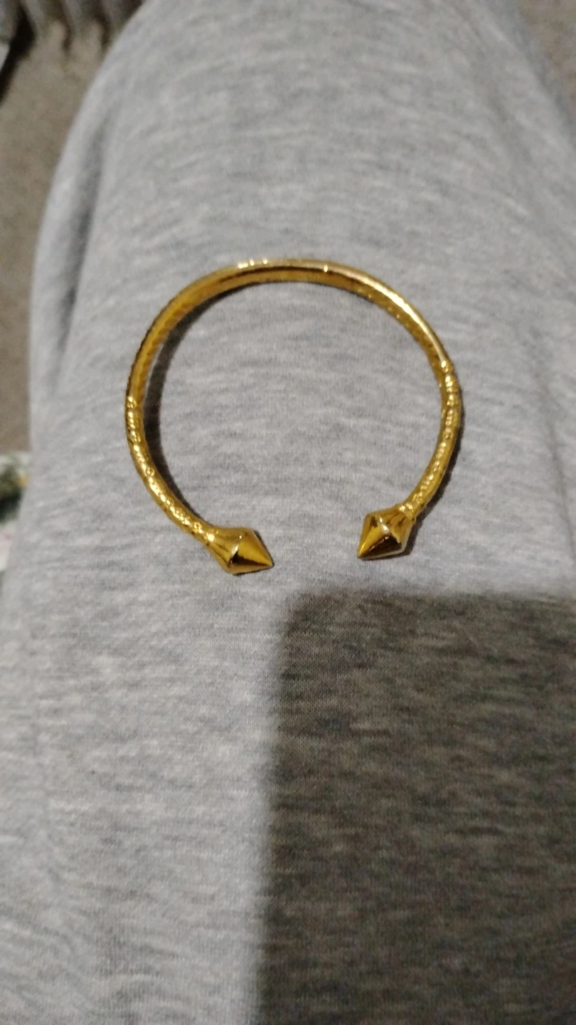 14 karat gold solid West Indian bangle