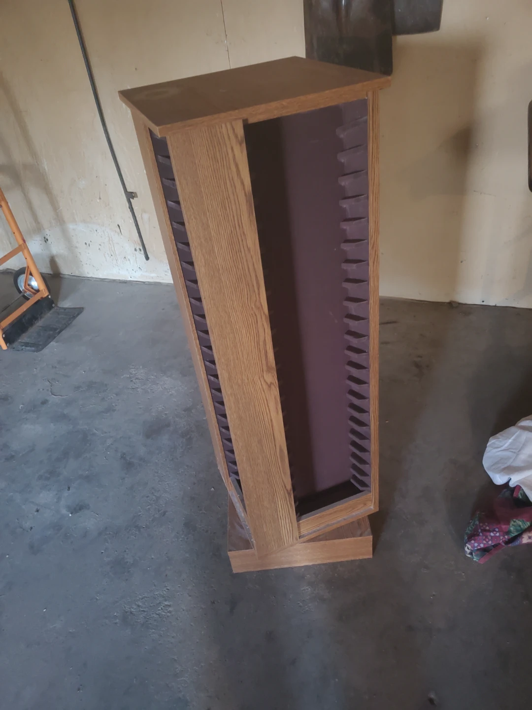 Wooden VHS Storage Tower - photo 2