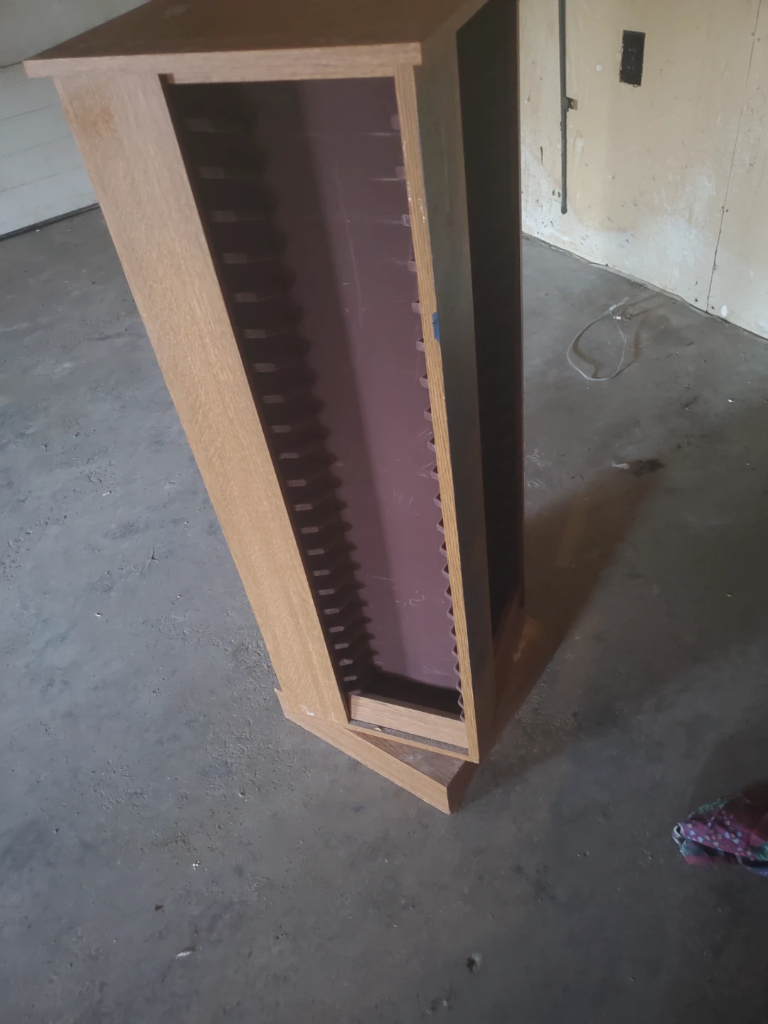 Wooden VHS Storage Tower - photo 3
