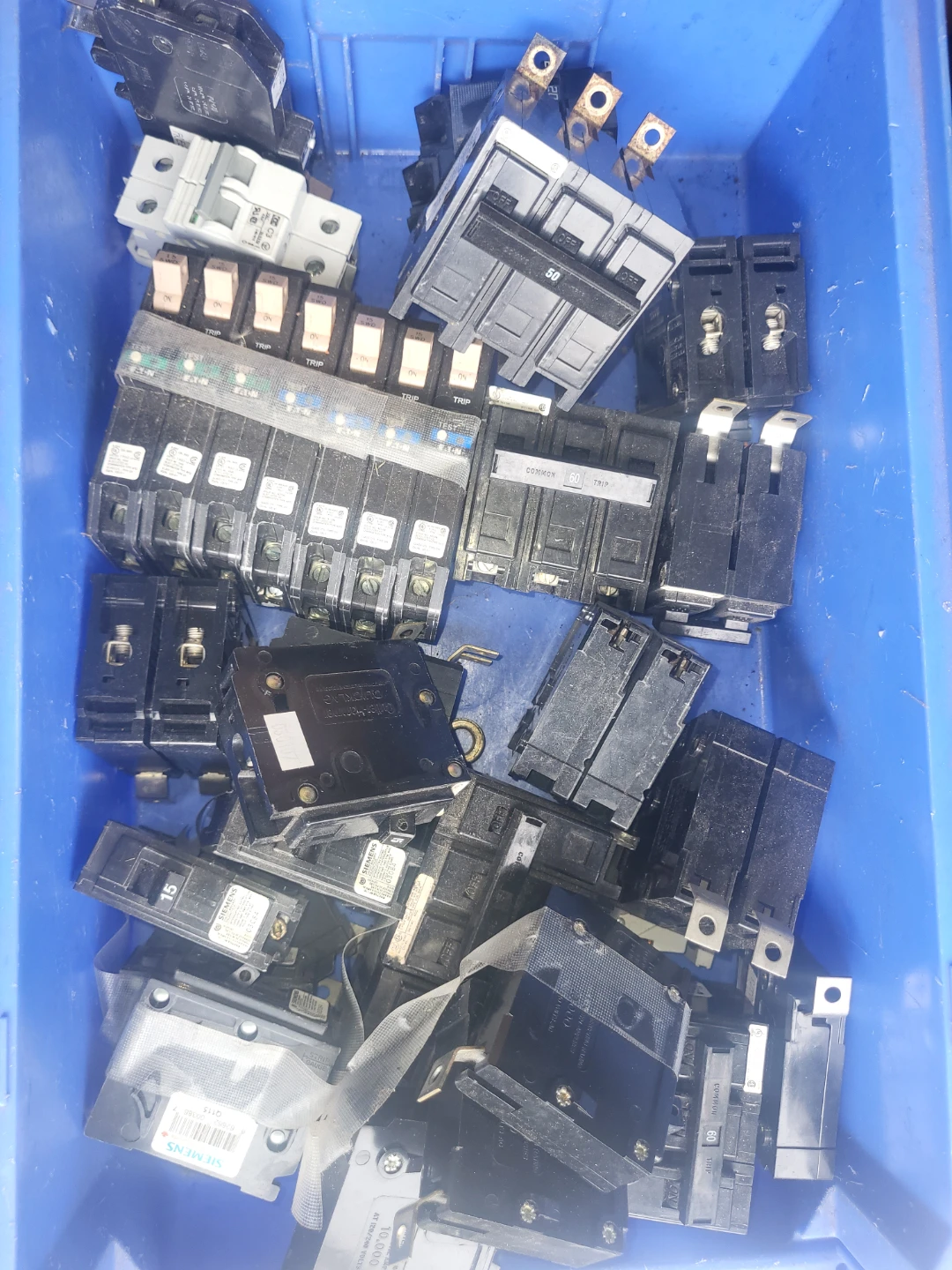 Circuit Breakers Assorted Brands and Amperages