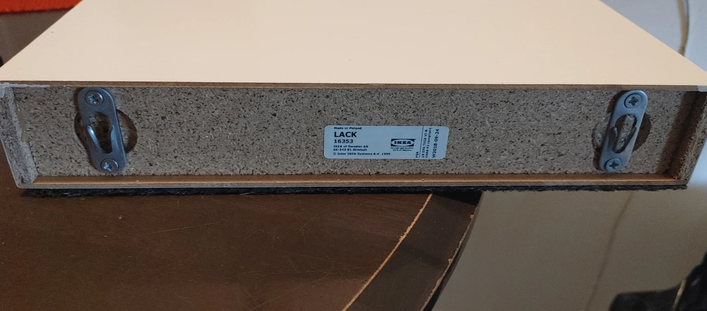 IKEA LACK White Shelf 7" x 7"