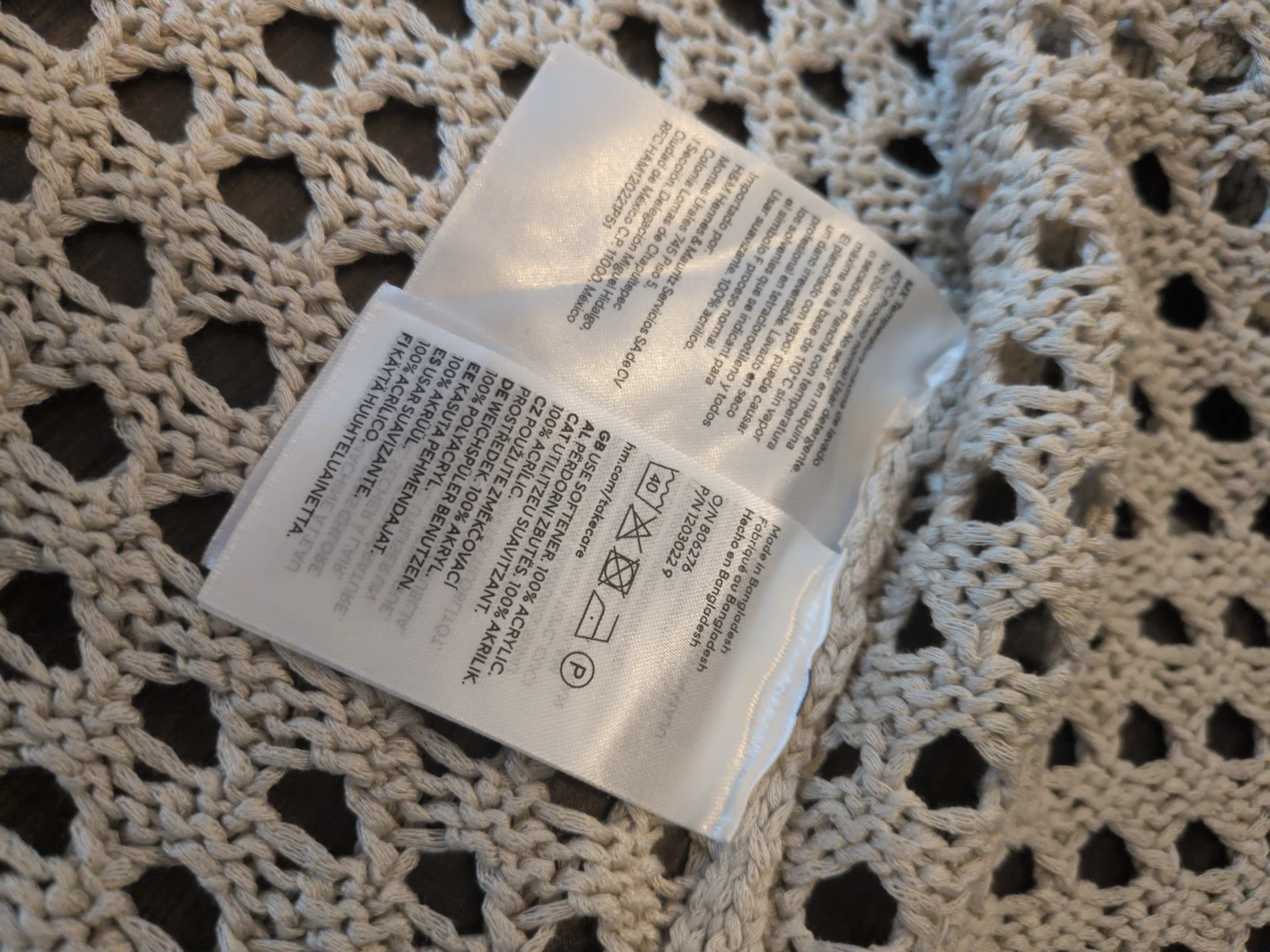 Divided H&M Crochet Button-Up Cardigan shirt - photo 3