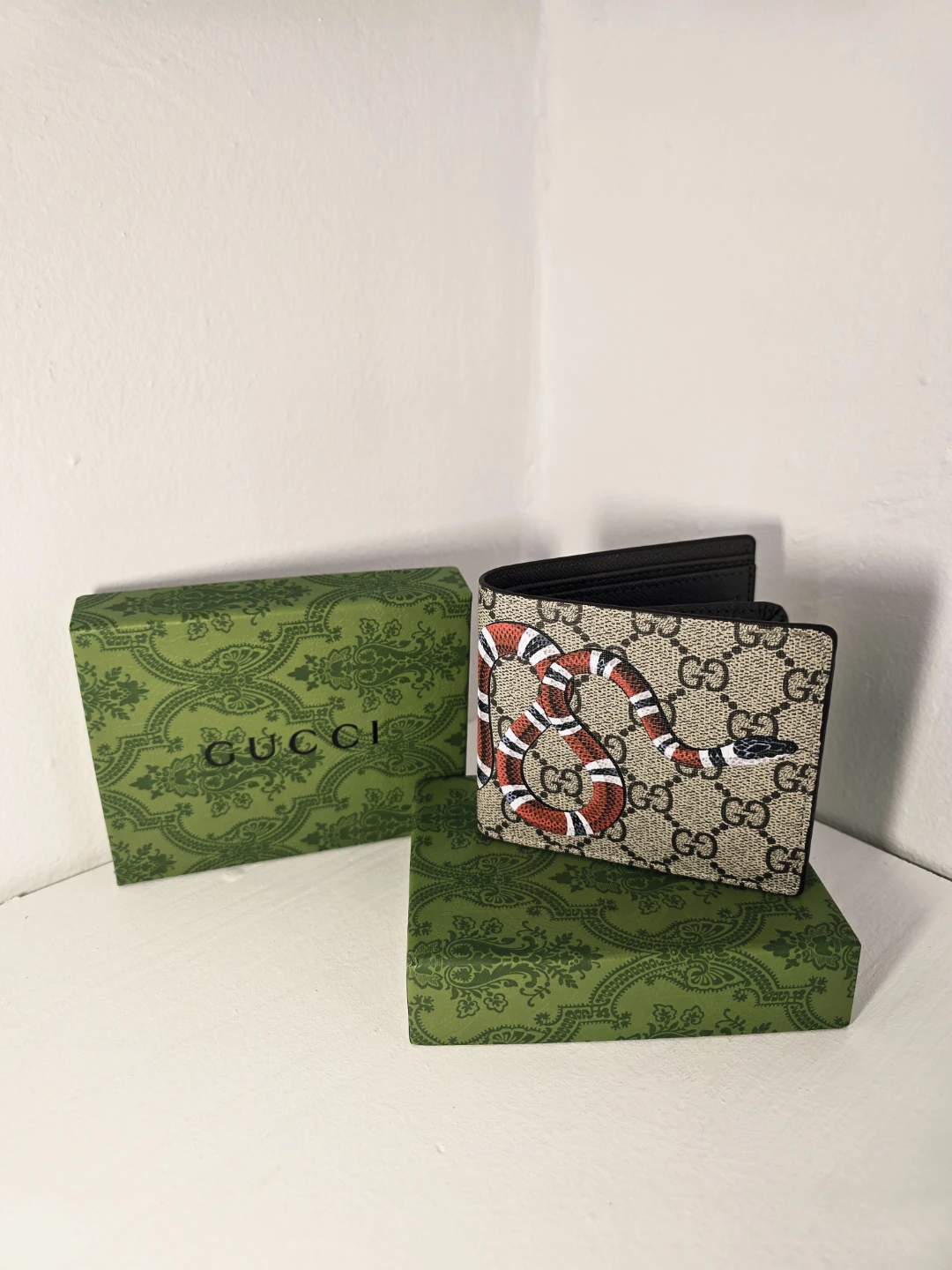 Gucci Snake Bi-fold Wallet