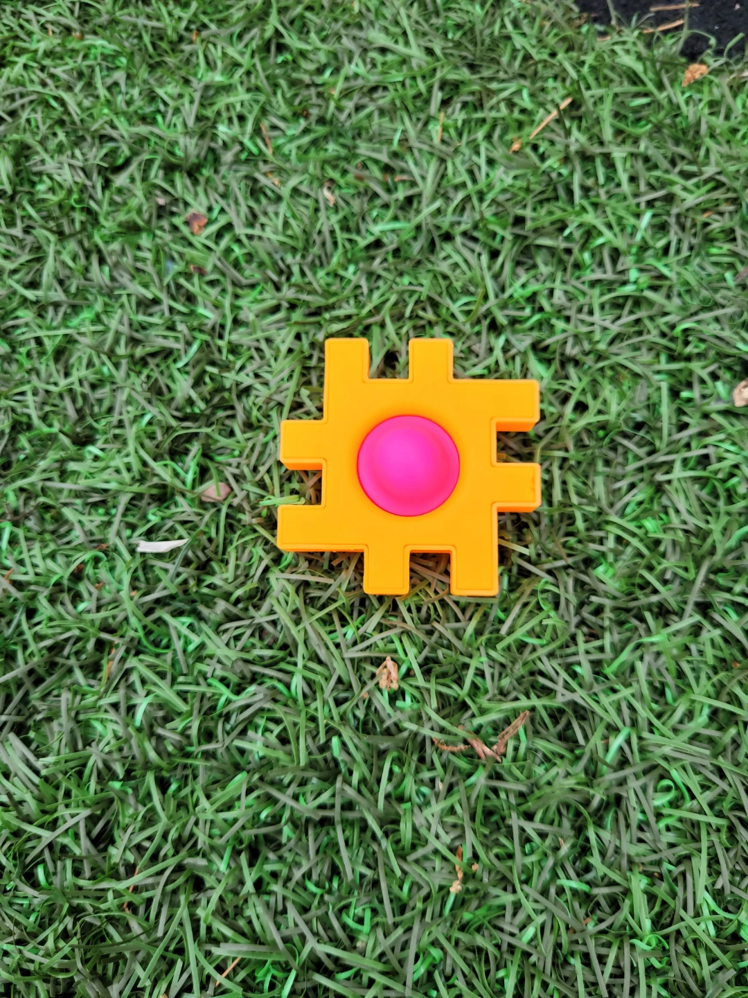 Orange and Pink Building Toy