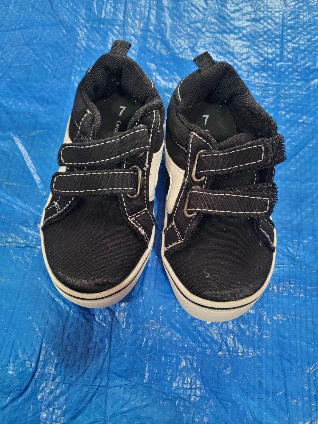 George Black Toddler Shoes Size 7