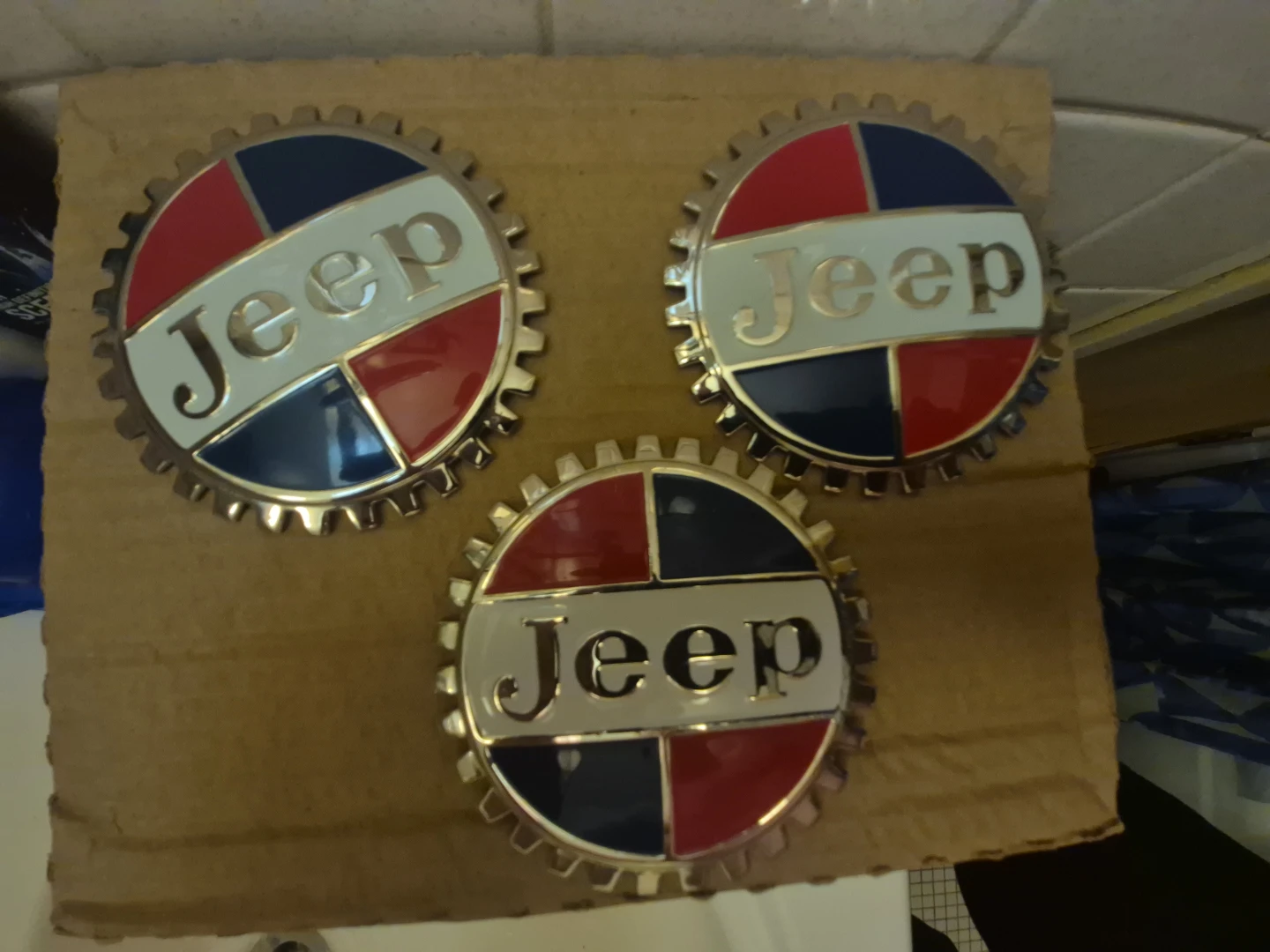 Set of 3 Jeep Emblem Badges