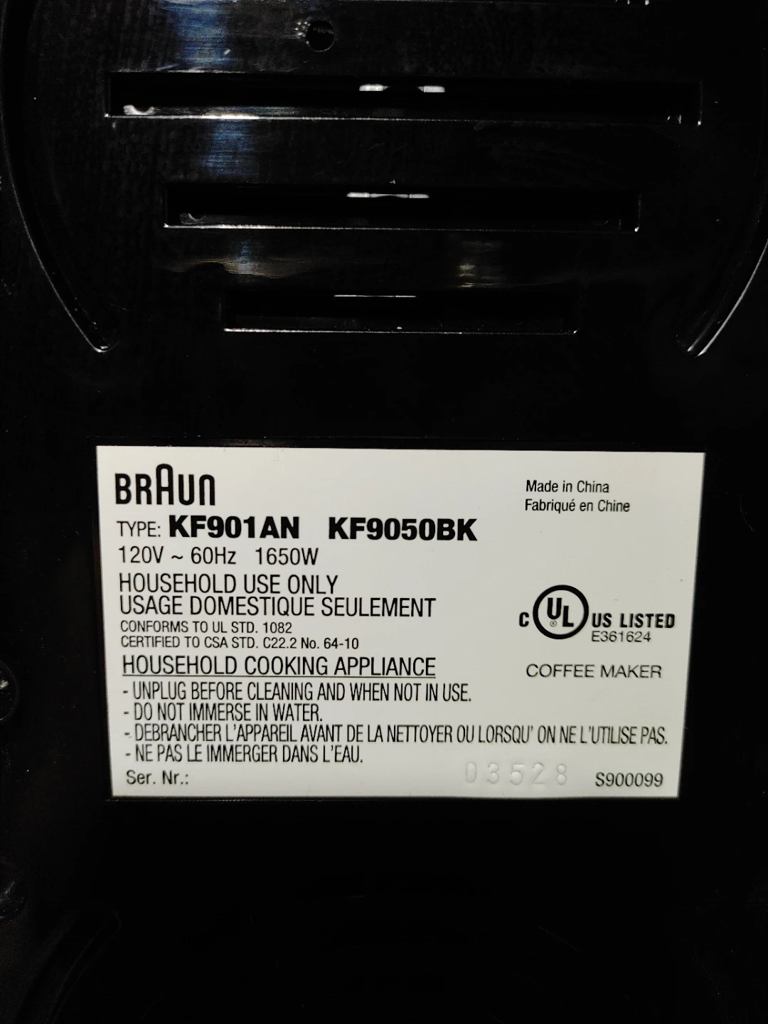 Braun KF9050BK Coffee Maker - photo 4