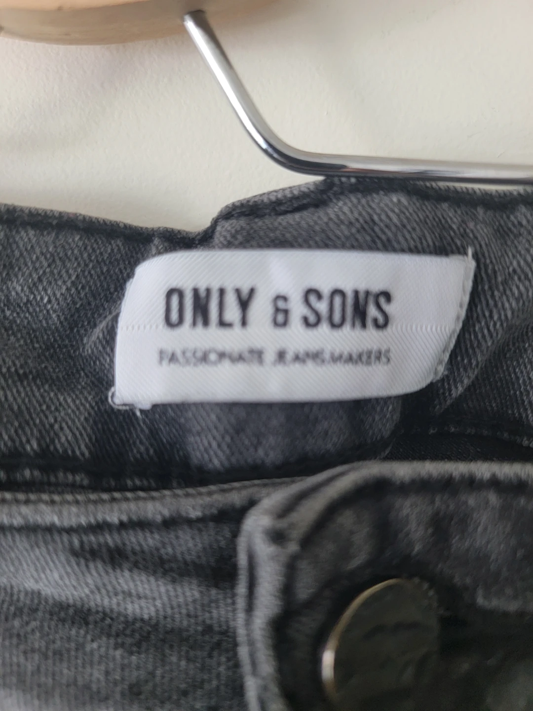 ONLY & SONS Warp Skinny Black Washed Jeans W34 L30 - photo 2
