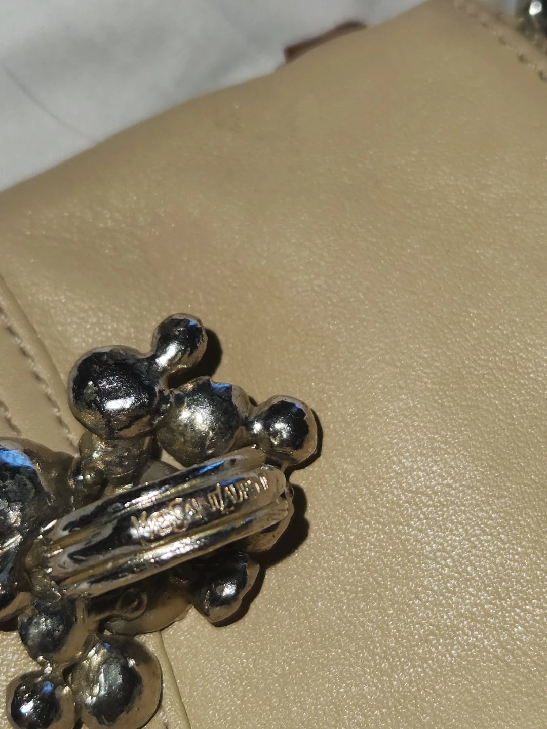 Yves Saint Laurent Silver Tone Abstract Ring - photo 2