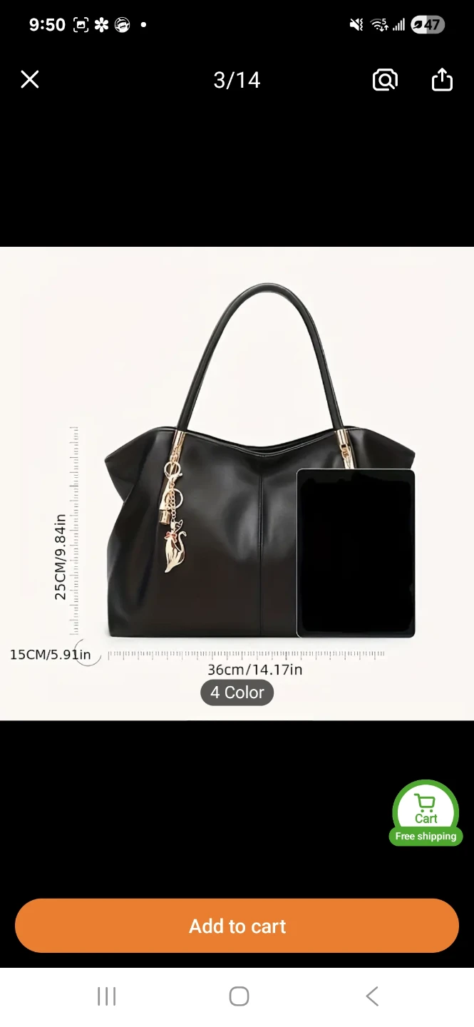 Golden Tote Handbag - photo 3