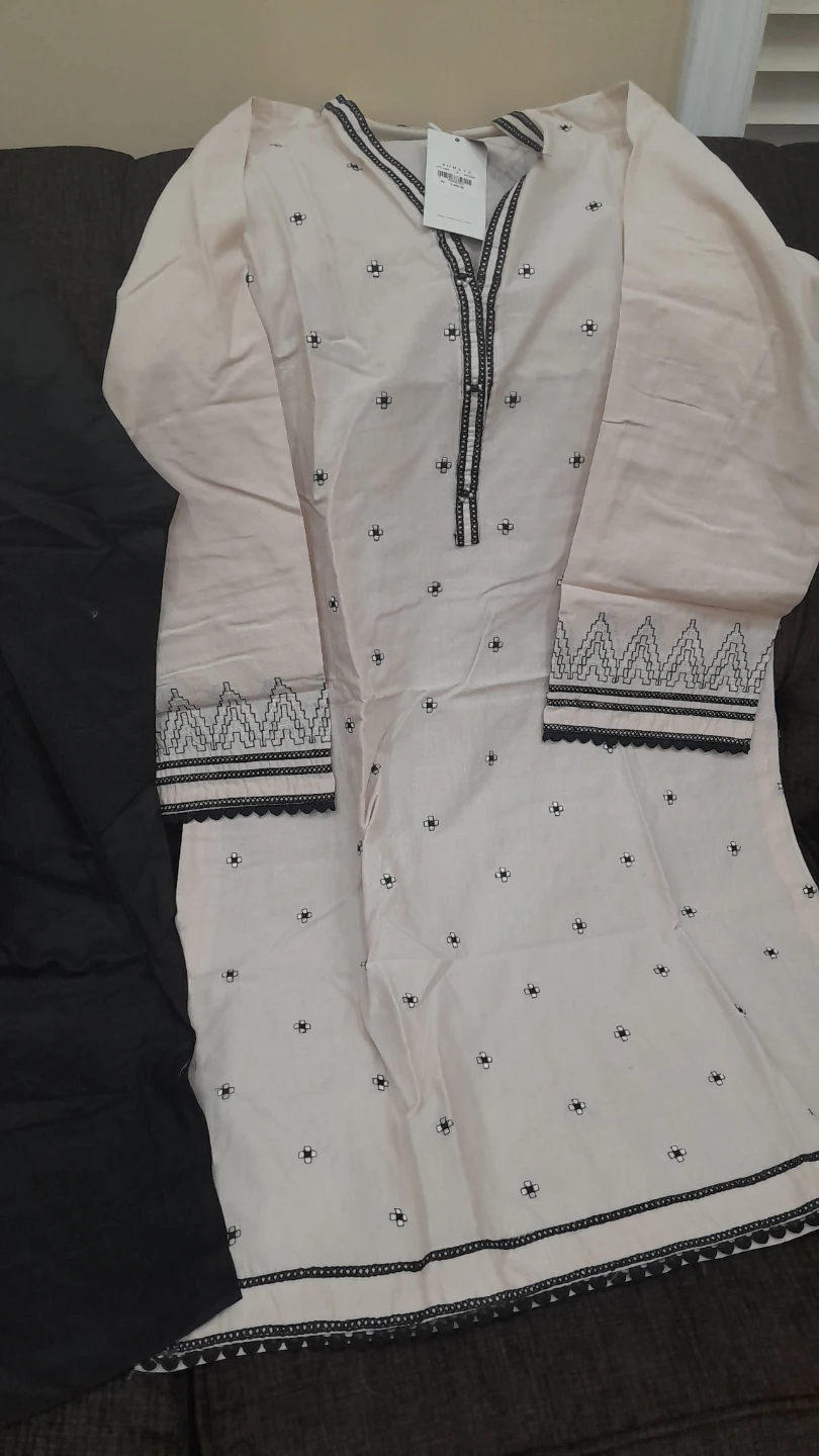Diners brand new emb kurti black pants Medium $40 - photo 5
