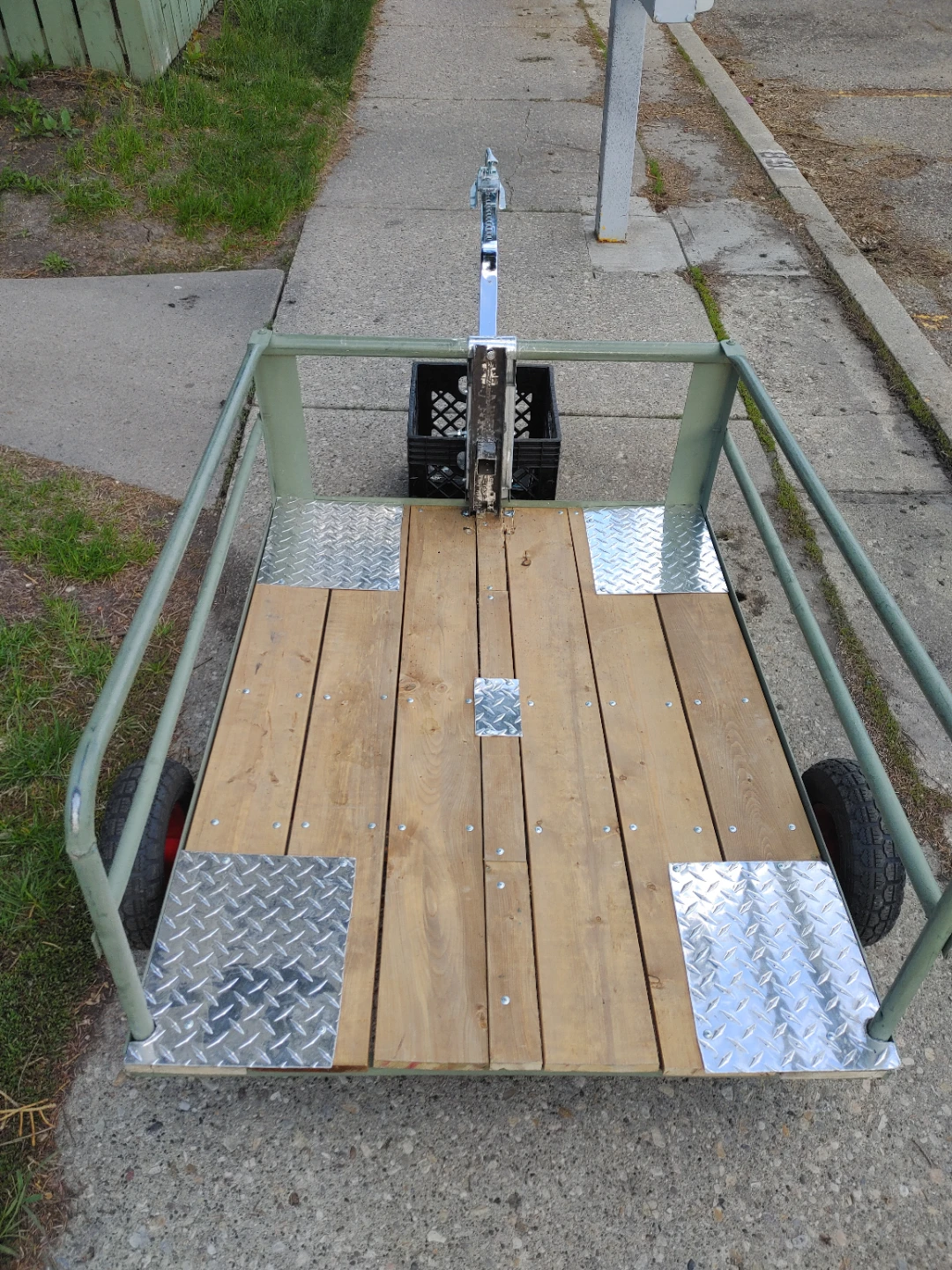 Utility Trailer with Wood Bed - photo 2