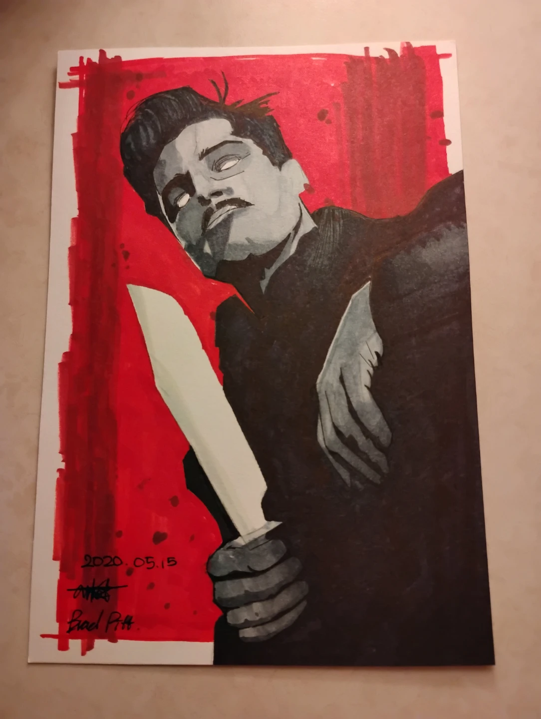Original Art Print - Hand painted