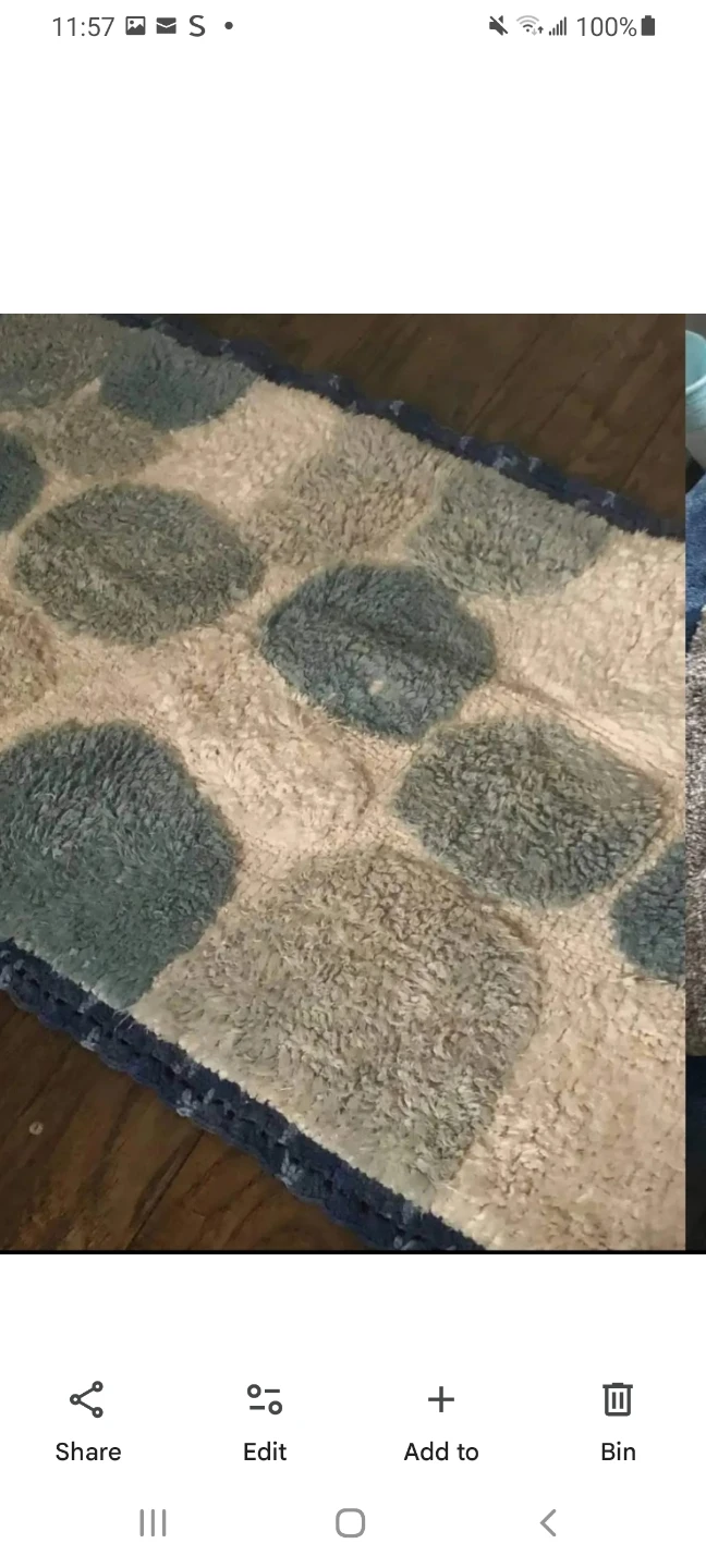 Shower Curtain with Rings and small rug - photo 3