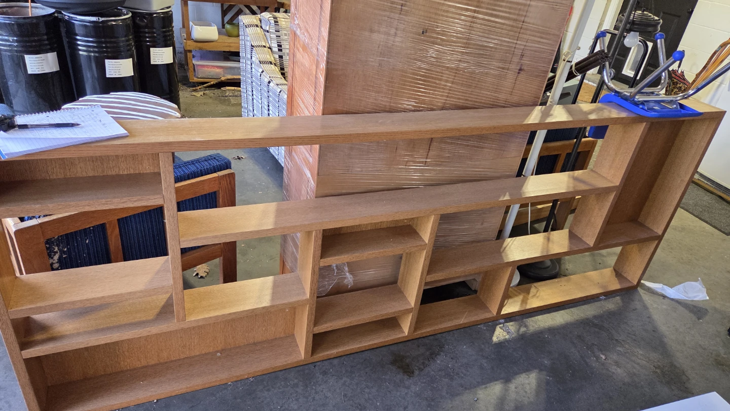 Hanging Wooden Bookshelf