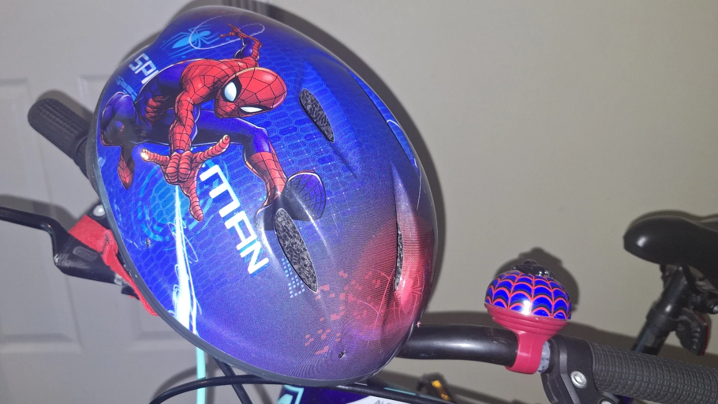 Movelo Kids Bicycle with Spiderman Helmet - photo 2